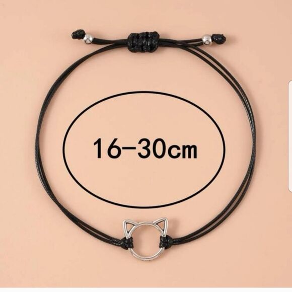 Silver cat bracelet - Picture 2 of 3